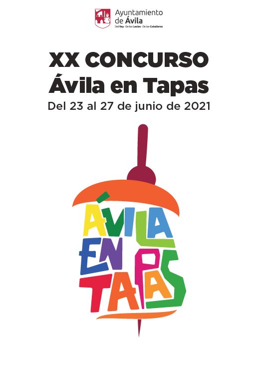 Cartel Ávila en tapas 2021